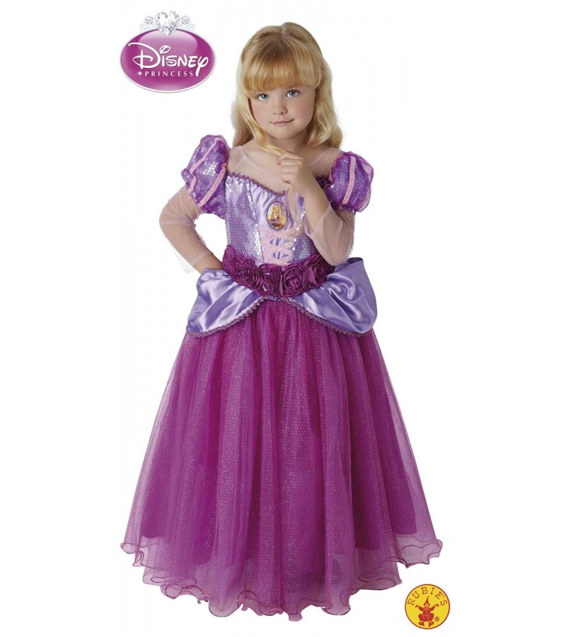 voltereta Deseo Cesta Disfraz Infantil Rapunzel Premium Enredados Rubies 620484 Color UNICO Talla  5-6