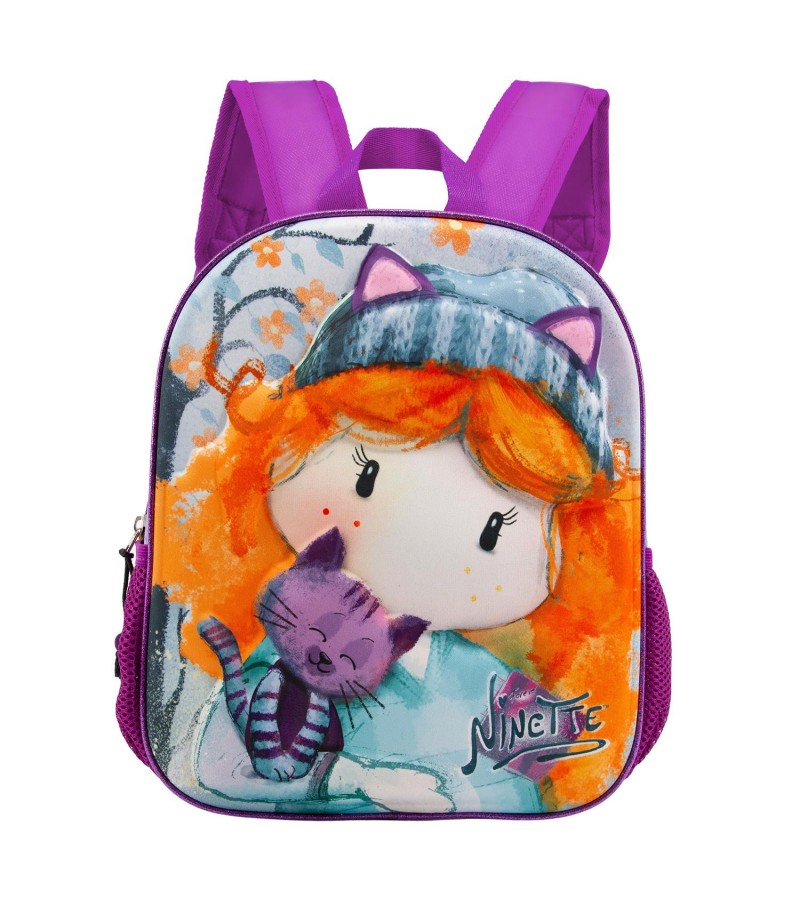 Mochila Infantil Ninette 3D, Karactermania 02142 Color UNICO Talla U