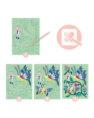 Cuadros para Rascar Jardin... 2